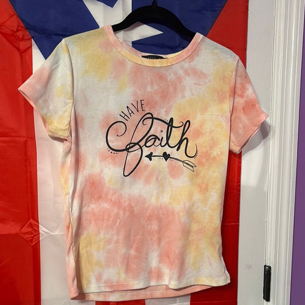 Tie-Dye 'Have Faith' Women's Top